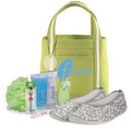 Spa Essential Green Gift Tote